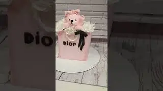 Торт Мишка в сумочке.