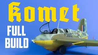 MESSERSCHMITT Me163 KOMET Gaspatch 1/48 scale model kit - how to build it.