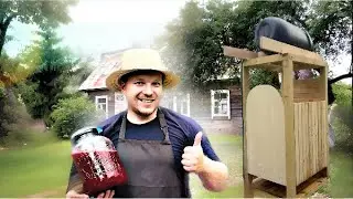 Вино и летний душ своими руками: Белорусский хутор #хочувдеревню #хутор