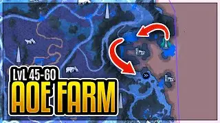 NEW WORLD AoE FARMING SPOT! LEVEL 45-60 FAST! How to Powerlevel | Fast Azoth + Gold!