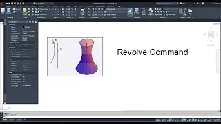 AutoCAD 3D Revolve Command Tutorial Complete | AutoCAD Revolve | 