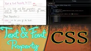Text and Font Properties in CSS