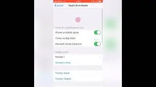 iPhone Parmak İzi Nasıl Yapılır
