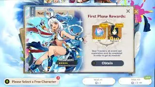 GREAT NEWS! 90 FREE PULLS IN THE FIRST PHASE + FREE 5 STAR CHARACTER - Genshin Impact