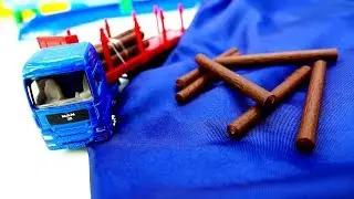 Машины -Помощники - Лесовоз, тягач, катер, трейлер