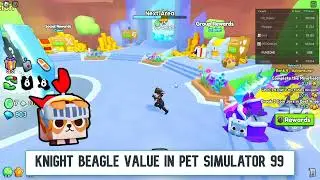 Knight Beagle Value in Pet Simulator 99 | Value in Pet Simulator 99 | Funzone