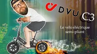 DYU C3, le vélo éléctrique semi-pliant avec 30km d'autonomie.