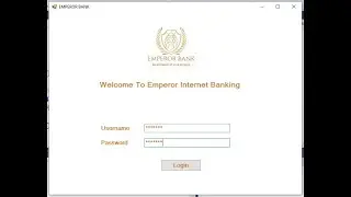 How to make Login Form in C#? | How to make Internet Banking Application in C#?