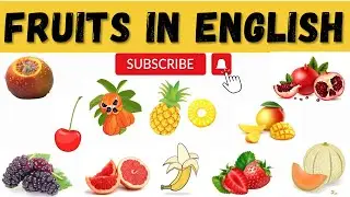Common name of fruits in English || English Listening and Speaking Practice || English Learning
