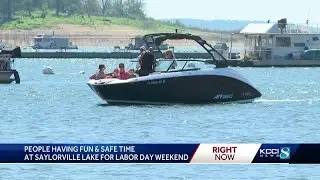 Central Iowans enjoy holiday weekend boating at Saylorville Lake