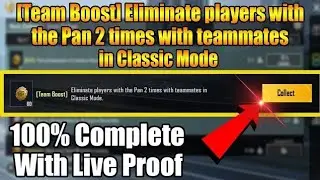 [Team Boost] Eliminate Players With The Pan 2 Times With Teammates In Classic Mode