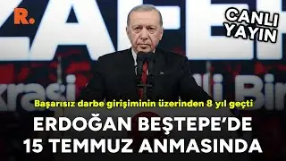 Cumhurbaşkanı Erdoğan, Beştepede 15 Temmuz anma töreninde #CANLI