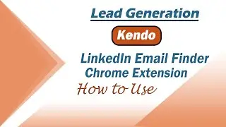 kendo chrome extension for linkedin email finding || Kendo extension || linkedin email finder