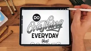 Procreate Lettering Shading Techniques