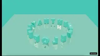 React Three Fiber: 3d Text,  Custom Lighting & Shadows