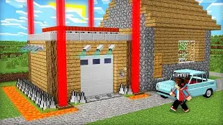 КАК ЗАЩИТИТЬ ГАРАЖ ДЛЯ АЛМАЗНОЙ МАШИНЫ В МАЙНКРАФТ | Компот Minecraft