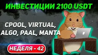 Неделя 42: На просадке купил альткоины на 50 USDT – Что взял в портфель?