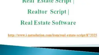Real Estate Software | Real Estate Script | Realtor Script