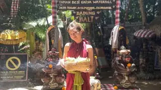 i did a purification ritual in Bali
