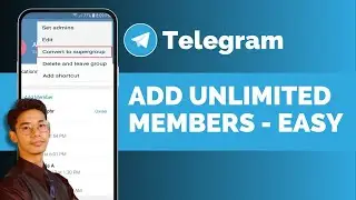 How To Add Unlimited Members In Telegram Channel || Telegram Channel Members !