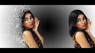 Particle dispersion effect photoshop 