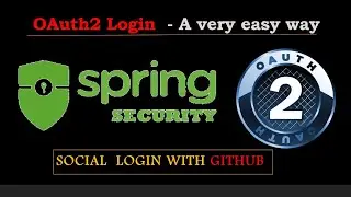 Spring Boot Social Login  with GitHub  | Spring Security