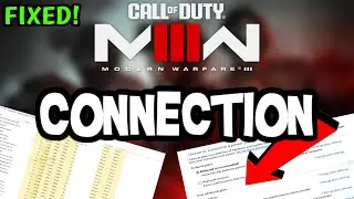 How To LOWER PING & Fix Server/Connection in Modern Warfare 3