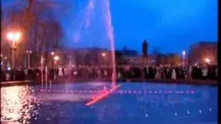 Поющий фонтан в Майкопе