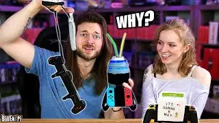 My Girlfriend & I Make WEIRD Nintendo Switch Accessories!