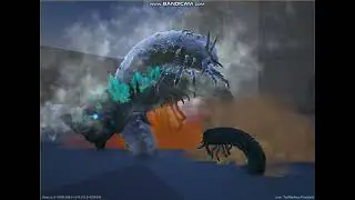 Ark Alpha Deathworm VS Iceworm Queen