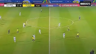 TERRIBLE CAÑO A LAUTARO MARTINEZ VS ECUADOR | FRENTE A MESSI | COPA AMERICA 2021 4tos de FINAL