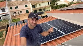 Instalação do Painel Solar Fotovoltaico Hyundai no Telhado (Salva Telhas)