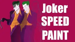 Joker fanart speed drawing