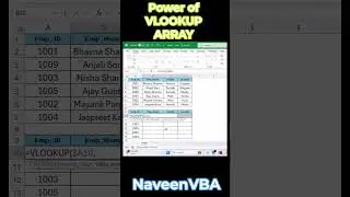 VLOOKUP array multiple columns #viralvideo #viralshorts #viralshort #viral #shorts  #short #excel