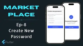 Create New Password Screen - Auto-Marketplace App Flutter UI | Ep. 8