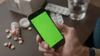 Green Screen phone video footage