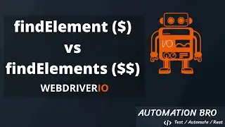 Find Element ($) vs Find Elements ($$) - WebdriverIO Tutorial | #10