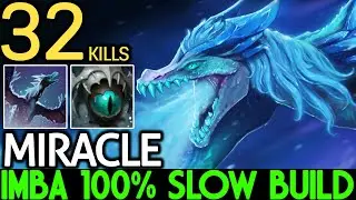 MIRACLE [Winter Wyvern] Imba 100% Slow Build No Mercy 32 Kills Dota 2