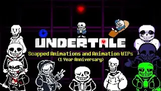 (1 Year Anniversary) Undertale/Deltarune: Scrapped Animations and Animation WIPs