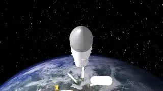«3D—модель полета казахстанского спутника « КазСАТ-3»