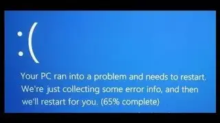 Your PC Ran Into a Problem and Needs to Restart  -100 % Solution -- KSH Infotainment