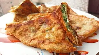 Пирожки из лаваша с сыром и зеленью/Lavash pies with herbs and cheese