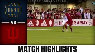 Notre Dame vs. Indiana Match Highlights | 2024 ACC Men's Soccer