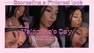 Valentine's Day Eyeshadow Tutorial | Recreating a Pinterest Look