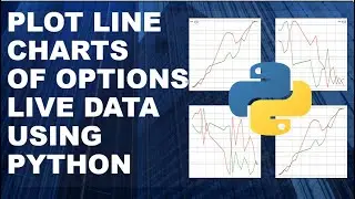 Plot Line charts of Live Options Chain Data Using Python | Matplotlib (2021)