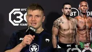 Marvin Vettori on whos better? Robert Whittaker or Israel Adesanya