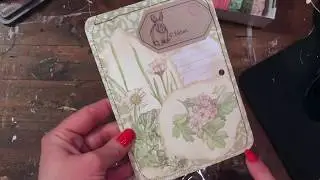 Junk Journal Tutorial | Making Ephemera from Tim Holtz Ephemera Packaging