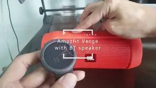 Amazfit Verge with bluetooth speaker