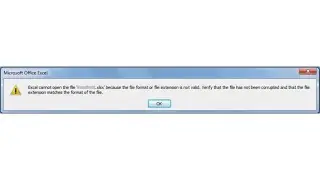 Excel cannot open the file '.xlsx' because the file format or file extension is not valid - ⚠️SOLVED