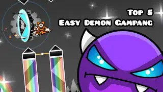 Top 5 Easy Demon Gampang untuk Pemula | Geometry Dash Indonesia